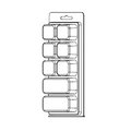 Visipak Thermoform-CLAMSHELL-CTM-8 COMPARTMENT-7.437-3.625-0.750-0.015-PVC-CLEAR-STOCK 2070CTM
